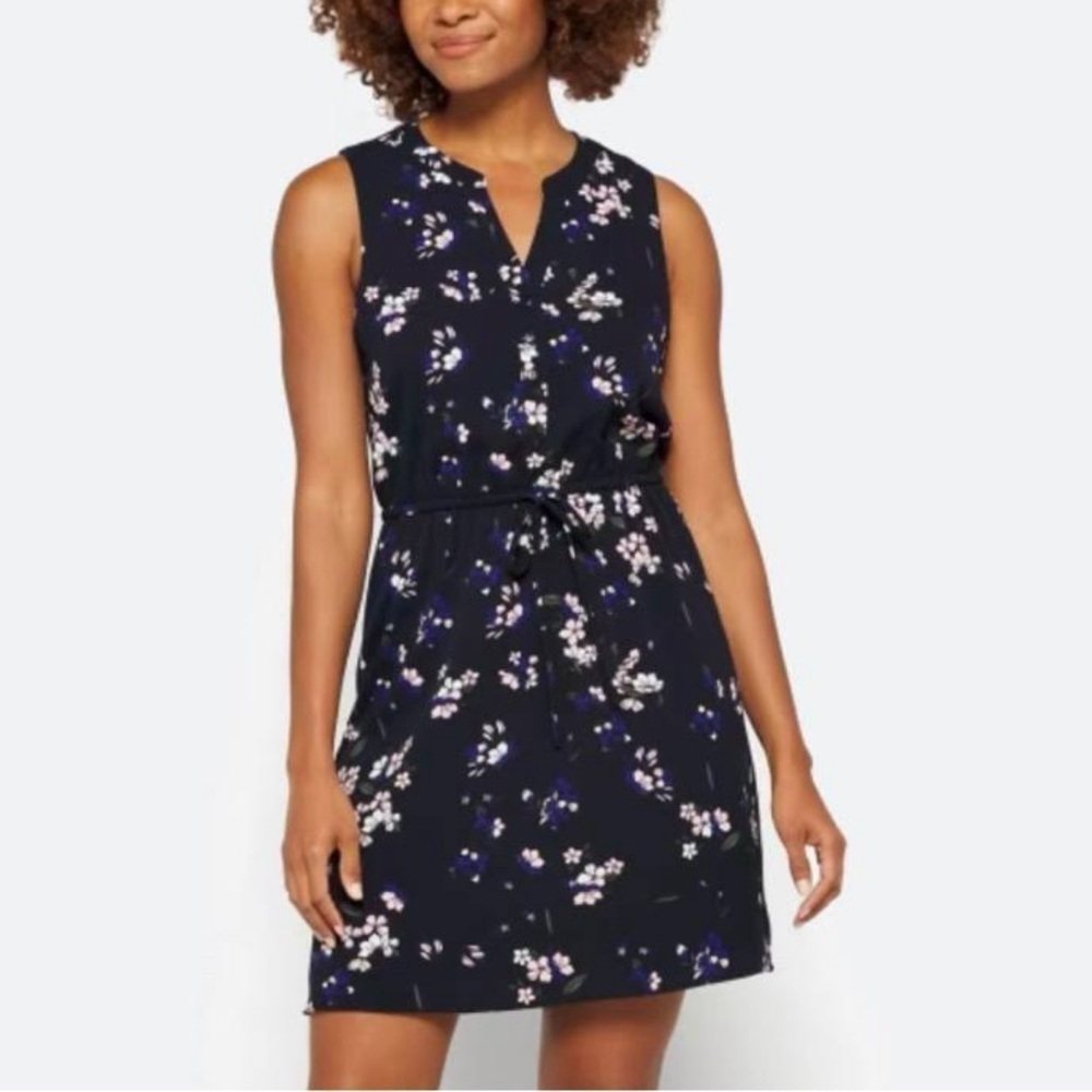 41 Hawthorn Blue Navy Sleeveless Dress | Size Small